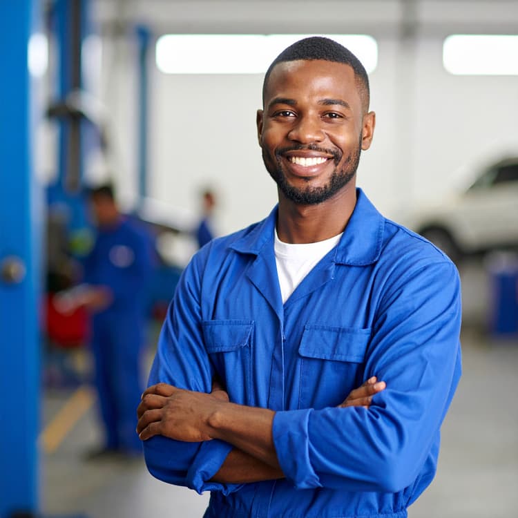 Employee at work